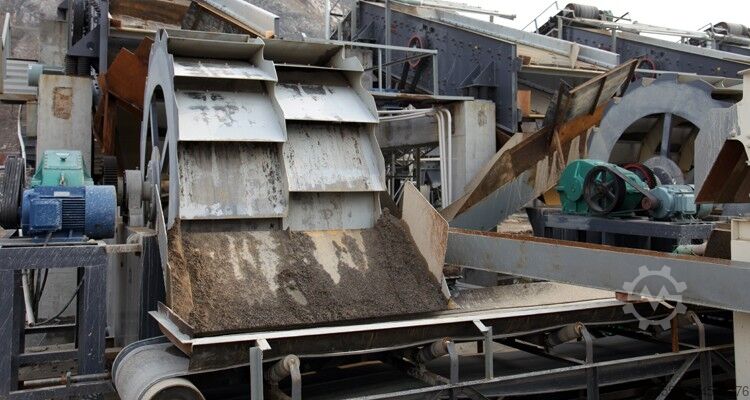 Sand washing plant for silica sand Wheel bucket / Spiral sand washer Silica / M sand washing machine