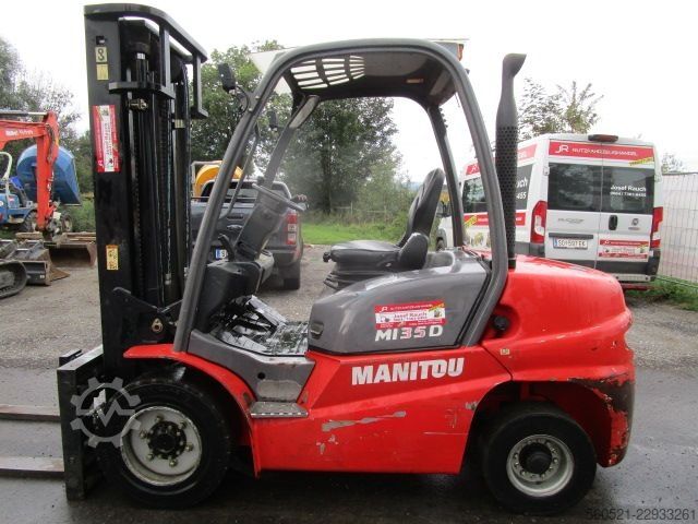 Carrello elevatore diesel Manitou MI35D ZINKENVERSTELLER + Seitenschieber + Duplex-F