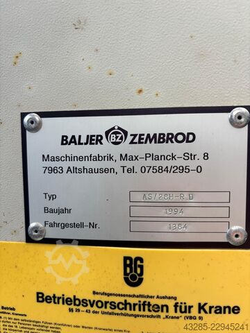 μηχανήματα για αυλές ξυλείας Baljer & Zembrod Asterix AS/28H-R.D