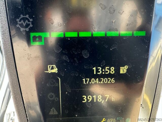 VS-22813 Električni triplex viljuškar Linde E12 COMPACT LINDE E12