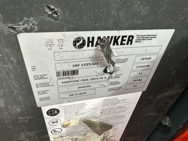 VS-22813 Električni triplex viljuškar Linde E12 COMPACT LINDE E12