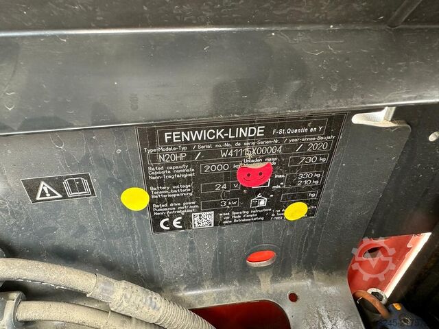 Elektrisk palleløfter Linde N20 med lange gafler LINDE n20