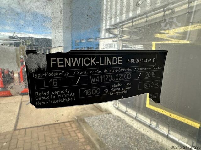 VS-22817 Electric stacker Linde L 16 LINDE L16i