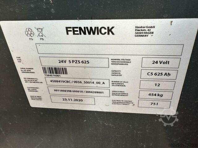 VS-22814 Carretilla elevadora eléctrica triplex Linde E12 COMPACT LINDE E12