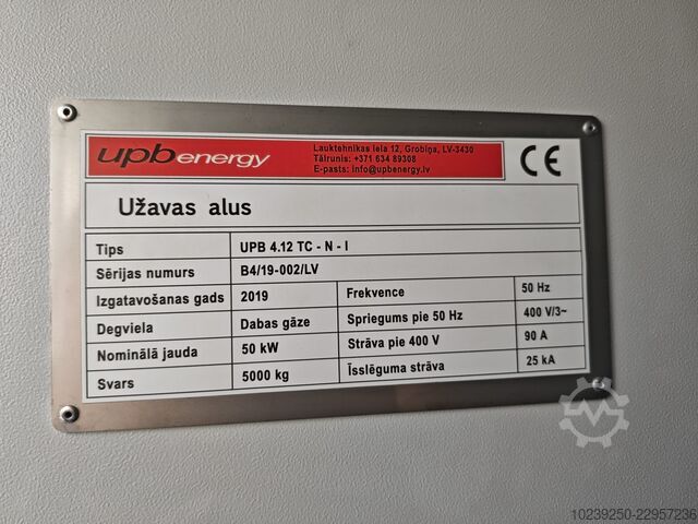 Block heat and power plant, LNG UPB energy UPB 4.12 TC - N - I