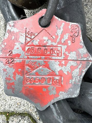Thiele kettingstrop 45 ton. THIELE Kettengehänge