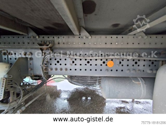 Plattewagen met zeil MERCEDES-BENZ Antos 1833 4x2 BL*Dautel DL1500s Hebebühne