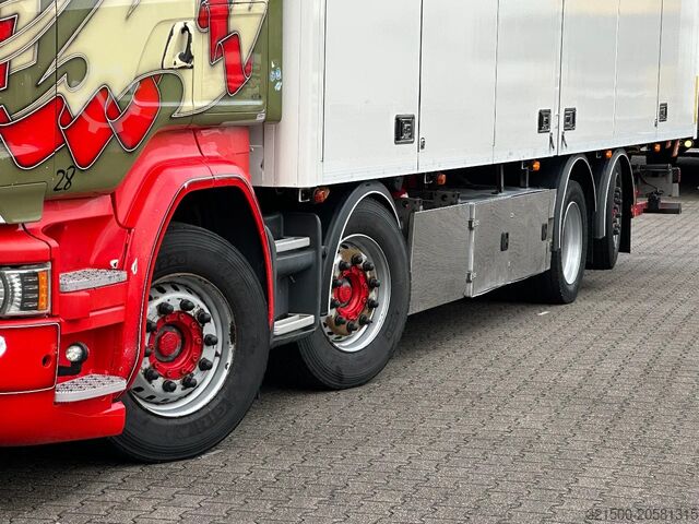 Kuffert Scania R580 V8 8x2*6 Ekeri Full Side Opening / Retarde...