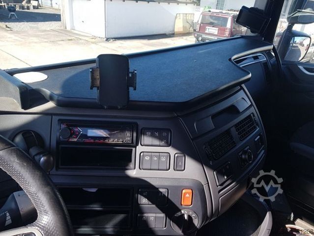 Plattewagen met zeil DAF XF 450 FAR 6x2 Pritsche Plane Edscha+Schiebeplan