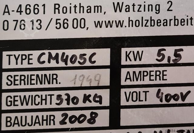 Surface planer Pichelmann CM405C