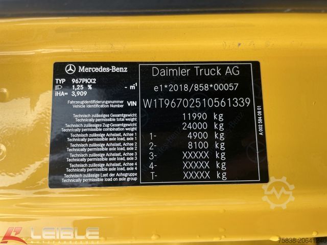 Kamion sa ravnom platformom i ceradom MERCEDES-BENZ Atego 1224*Sörensen LBW*Standheizung*Klima*