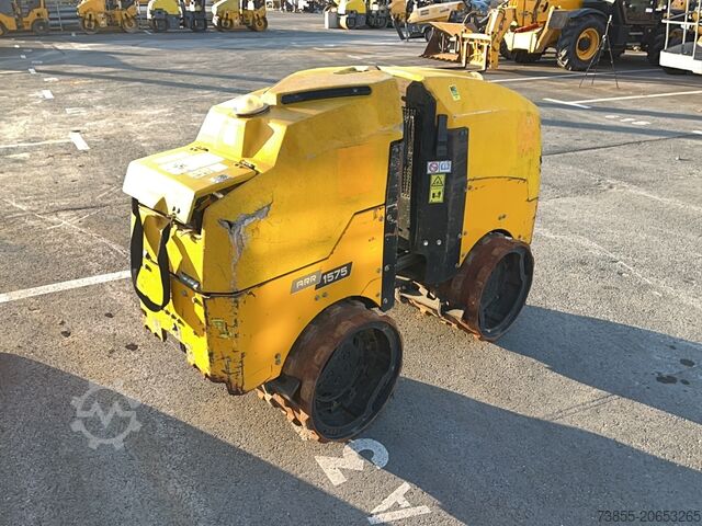 Tandemhenger Ammann ARR 1575 – Remote-Controlled Trench Roller Ideal for Soil Compaction