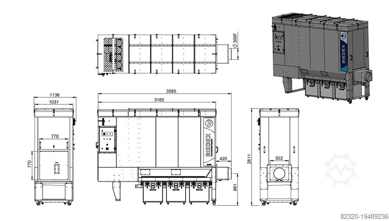 Støvudsuger Riedex RX-300 ENTSTAUBER