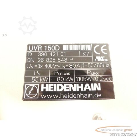 Heidenhain component Heidenhain UVR 150D 390 421-01 SN26825548P generalüberh.+ 3 Monate Gewährleist.