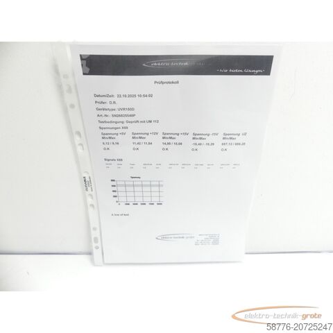 Heidenhain component Heidenhain UVR 150D 390 421-01 SN26825548P generalüberh.+ 3 Monate Gewährleist.