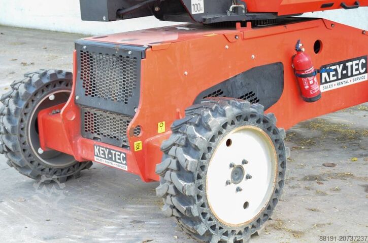 Scharnierende telescopische hoogwerker Manitou ManGo 12