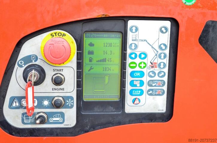 Scharnierende telescopische hoogwerker Manitou ManGo 12