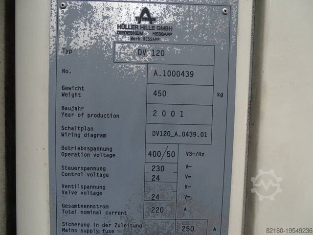 Verticale draaibank Hüller Hille Hesap DV 120