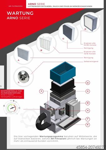 Gebruikte AR Filtrazioni model ARNO 2CF YF bouwjaar 2022 (IntNr231084) AR FILTRATIONI ARNO 2