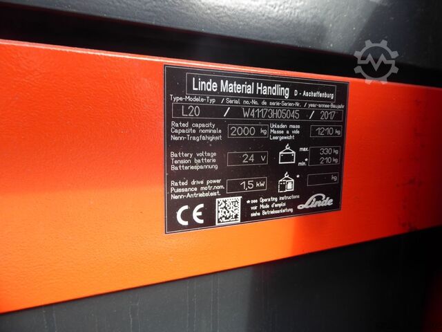 Wózek wysokiego podnoszenia Linde L20