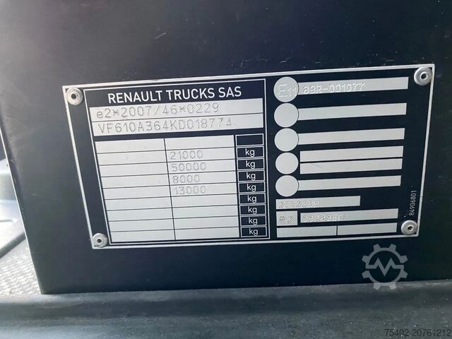 Standard tractor Renault T HIGH 520 DTI 13 / 2x Tank / Full spoilers / S...