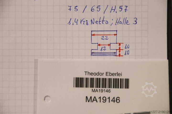Interchangeable jaws unbekannt Breite 22 mm