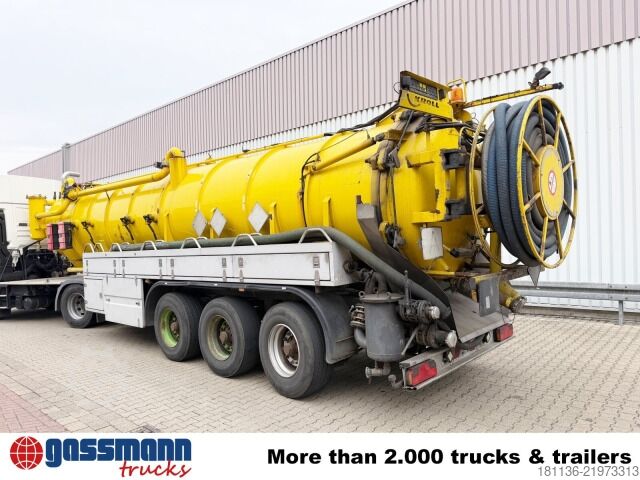 Ημιρυμουλκούμενο βυτιοφόρο Kroll K2, 0-25, 0/36 PESASP, Lift-/Lenkachse, ADR, Saug-