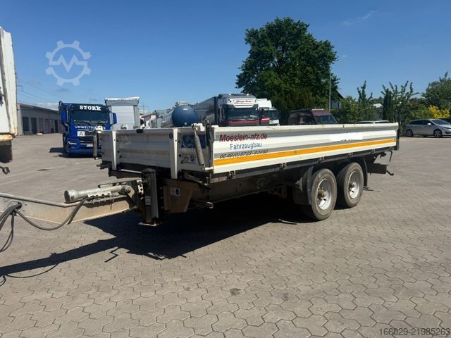 Kamyon üzerine monteli vinç IVECO 140E250 Kipper mit HIAB Kran inklusive Anhänger
