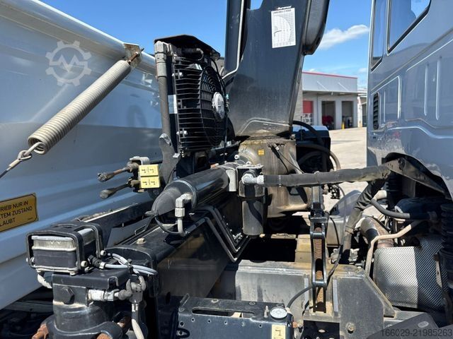 Kamyon üzerine monteli vinç IVECO 140E250 Kipper mit HIAB Kran inklusive Anhänger