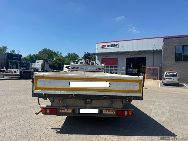 Üç taraflı damperli kamyon IVECO 140E250 Kipper mit HIAB Kran inklusive Anhänger