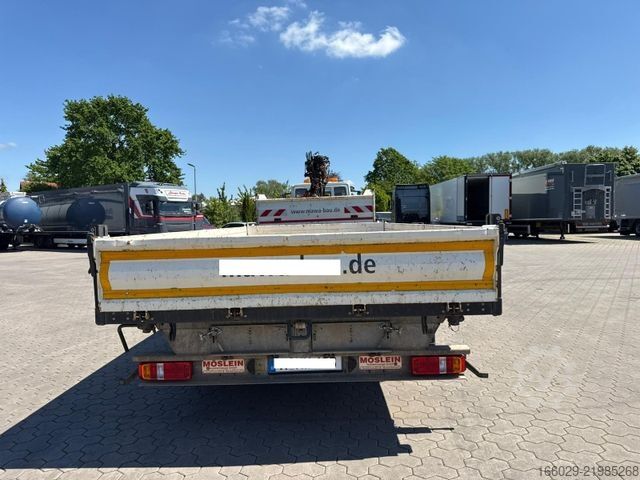 Üç taraflı damperli kamyon IVECO 140E250 Kipper mit HIAB Kran inklusive Anhänger