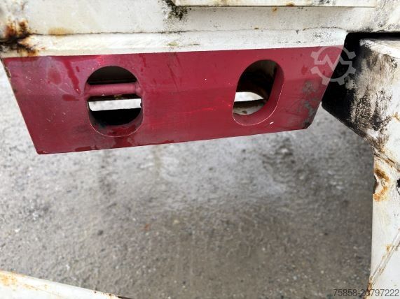 Byt karosseri öppet Krone Plattform 7,45m mit Steckrungen mittig