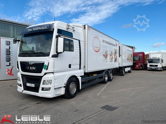Autocamion cu caroserie tip cutie MAN TGX 26.480 6x2*Fleisch/Rohr*Meat*Komplettzug*