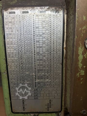 Draaibank met transportschroef en transportschroef VDF Boehringer Göppingen 48S