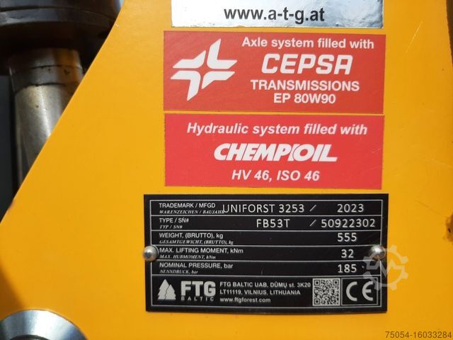 Rimorchio portatronchi Uniforst 6.34