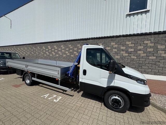 Truck-mounted crane van Iveco Daily 70C18 Kran Hyva Pritsche 5 m