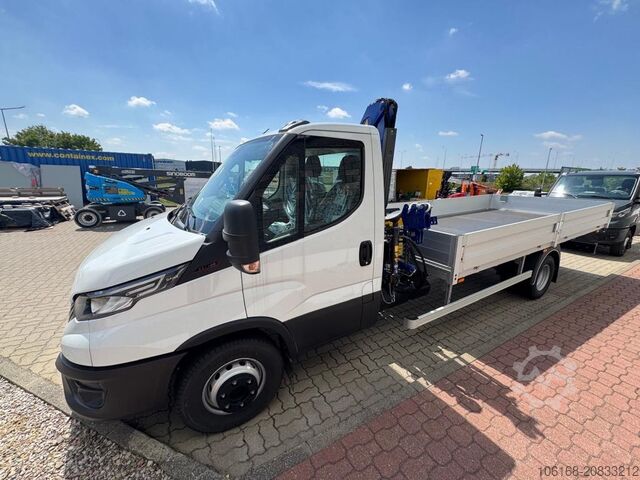 Truck-mounted crane van Iveco Daily 70C18 Kran Hyva Pritsche 5 m