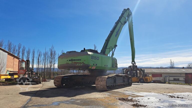 Material Handling Excavator Sennebogen 850R with hydraulic rotating grapple