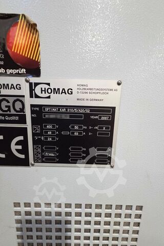 Mașină de aplicat cant HOMAG OPTIMAT KAR 310/5/A20/S2