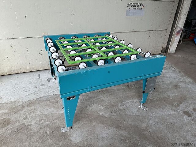 Rollenbaan aangedreven met roterende eenheid Grenzebach RFS 1250 x 1500 mm