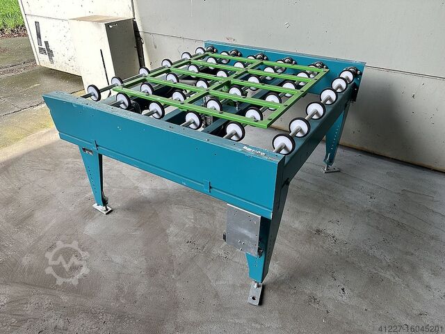 Rollenbaan aangedreven met roterende eenheid Grenzebach RFS 1250 x 1500 mm