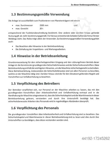 Posicionador para robots Soldadura robotica FÖRSTER welding systems GmbH welding positioner manipulator