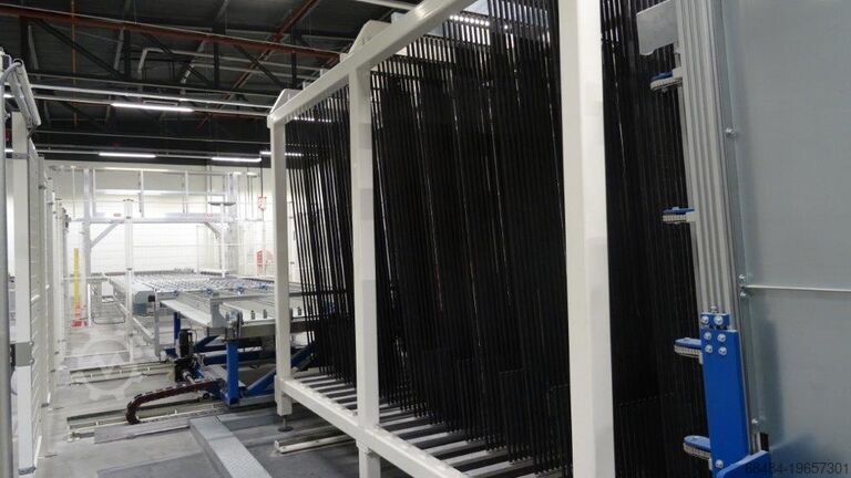 Maszyna do szlifowania szkła Benteler auto sorting system - transport trolleys