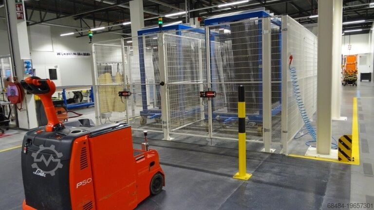 Mașină de șlefuit sticlă Benteler auto sorting system - transport trolleys