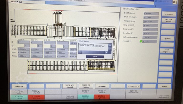 Mașină de șlefuit sticlă Benteler auto sorting system - transport trolleys