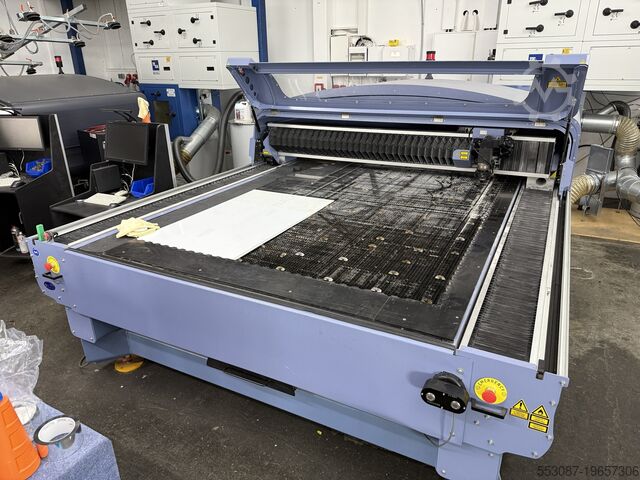 Laserskärmaskin SEI Laser Mercury 609 + TEKA Absaugung + Icaro Software