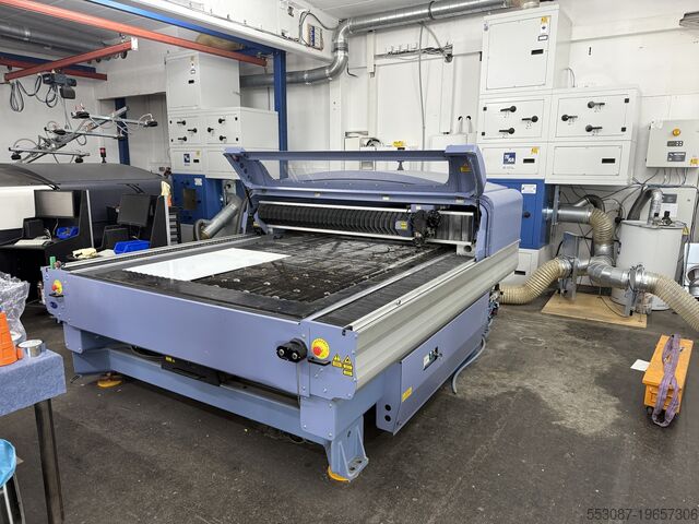 Laserskärmaskin SEI Laser Mercury 609 + TEKA Absaugung + Icaro Software