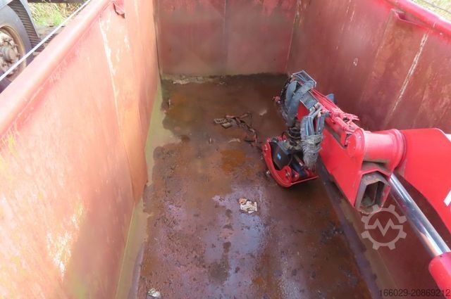 Anhänger-Wechselfahrgestell Krancontainer HMF 1063