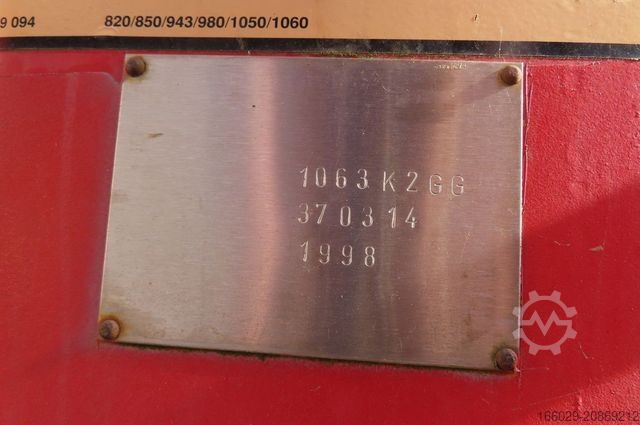 Anhänger-Wechselfahrgestell Krancontainer HMF 1063