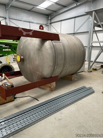 Tanque misturador de níquel Langfields 7.766 litros não utilizado LANGFIELDS RMZ Digester